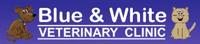 Blue & White Veterinary Clinic logo